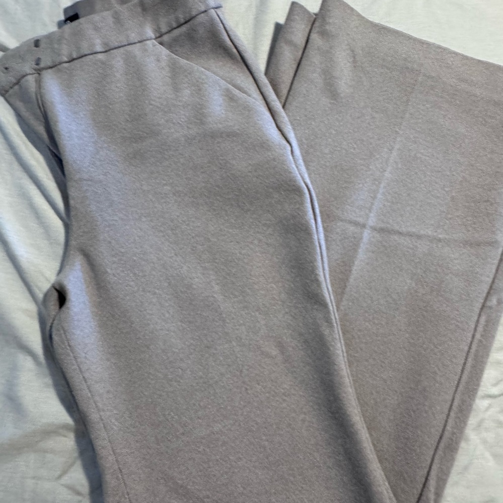 Express Light Gray Flare Pants